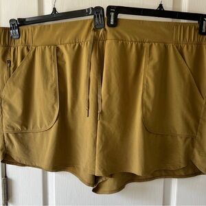 All in Motion Chartreuse 4X Athletic Shorts